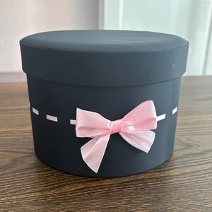 Charming black and Pink Bow Accessory/Gift Box